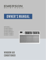 Emerson Quiet Kool EARC8RSE1 Operating instructions