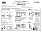 Leviton Decora Illumatech IPX06-1 Installation guide