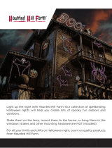 Haunted Hill Farm FFHELED029-BAT0-PUR User manual
