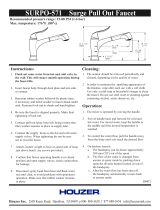 HOUZER SURPO-571-BB Installation guide