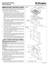 Dimplex RFI820D31W User manual