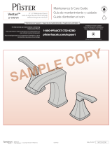 Pfister LF-049-VNBG User manual