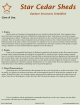 Standard Cedar Shed YS1012A User manual