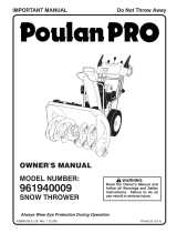 Poulan 429890 User manual