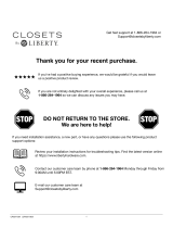 CLOSETS By LIBERTY HS1100-RW-24 Operating instructions