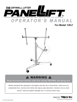 Panellift 138-2 Operating instructions