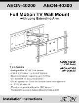 Aeon Stands and Mounts Aeon-40200 Installation guide