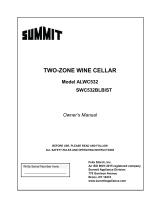 Summit Appliance SWC532BLBISTE Owner's manual