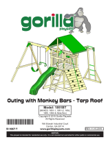 Gorilla Playsets Outing Monkey Bars & Tarp Roof Operating instructions