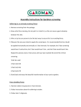 Gardman R637 Operating instructions