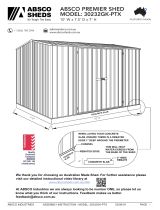 ABSCO SHEDS AB1001 Installation guide