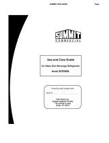 Summit Appliance SCR485L User manual