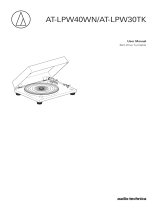 Audio-Technica AT-LPW30 User manual
