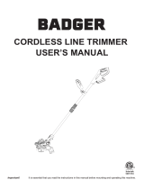 Badger WB20VTB User manual