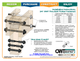 OWT Ornamental Wood Ties 56649 Operating instructions