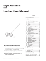 Honda SSETA Edger User manual