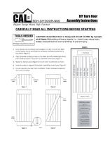 CALHOME TSQ05-K-6.6FT+DOOR-007B-36IN Operating instructions