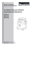 Makita XCV16ZX User manual