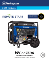 Westinghouse WGen7500 User manual
