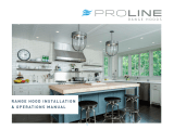 Proline Range Hoods PLJW 185.30 User manual