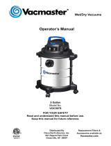 Vacmaster VOC507S | 5g stainless wet/dry vac User manual