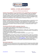 SureSill HDO 11XS 117 Operating instructions