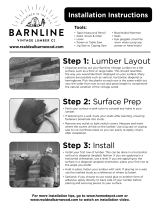 BARNLINE VINTAGE LUMBER CO RECLAIMED INTHE U.S.A. 510686 Operating instructions