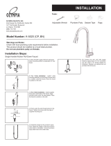 Olympia Faucets K-5020 Installation guide
