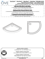 OVE DecorsBreeze 36'' shower kit without walls