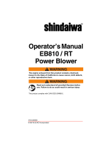 Shindaiwa EB810 User manual