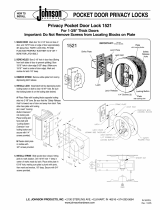 Johnson Hardware 15213PK1 Installation guide