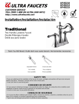 Ultra Faucets UF45213 Installation guide