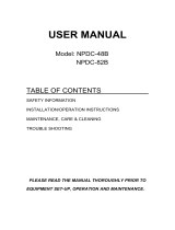 Norpole NPDC-82B User manual