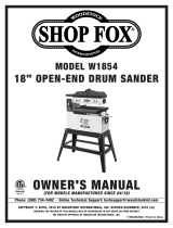 Shop fox W1854 User manual
