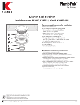 Keeney Manufacturing Company K5445DSBN Installation guide