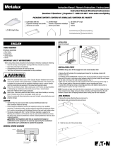 Metalux LCHB1240R Installation guide