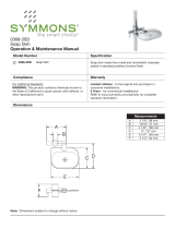 Symmons 0368-3SD Installation guide