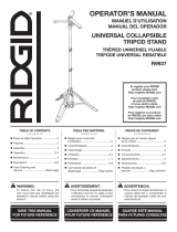 RIDGID R9937B User manual