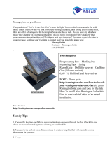 Remington Solar SF-WF40-BLK Operating instructions