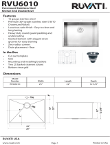 Ruvati RVU6010 Installation guide