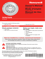Honeywell T87K1007 User manual