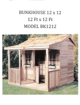 Cedarshed BK1212 Installation guide
