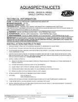 Zurn Z826S1-XL Installation guide