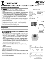Intermatic GM40AVE-RD89 Series Operating instructions