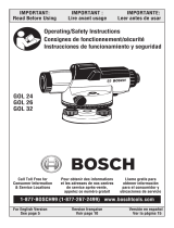 Bosch GOL 24 User manual