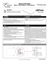 Euri Lighting EPN24-2040sem-2 Installation guide