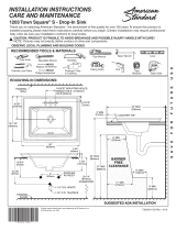 American Standard 1203008.020 User manual