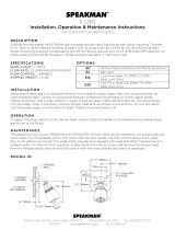 Speakman S-2280-AP Installation guide