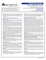 Air Vent APGH Operating instructions