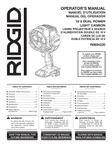 RIDGID R8694220B User manual